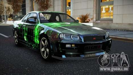 Nissan Skyline R34 JML S10 pour GTA 4