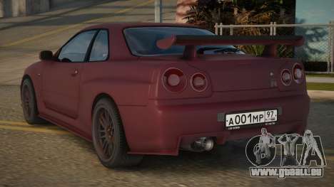 2002 Nissan Skyline R34 pour GTA San Andreas