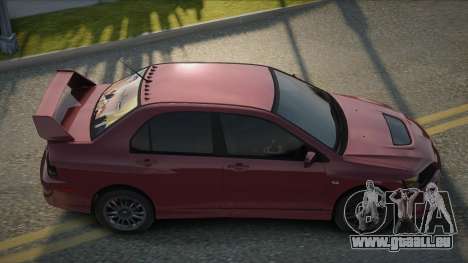 Mitsubishi Lancer Evolution IX MR Edition [RHA] pour GTA San Andreas