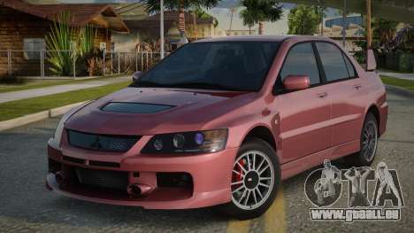 Mitsubishi Lancer Evolution IX MR Edition [RHA] pour GTA San Andreas