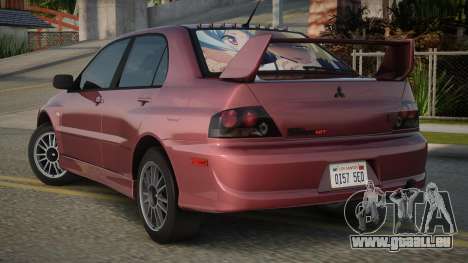 Mitsubishi Lancer Evolution IX MR Edition [RHA] pour GTA San Andreas