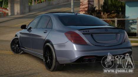 Mercedes-Benz S63 AMG W222 Full Black pour GTA San Andreas