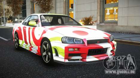 Nissan Skyline R34 JML S2 pour GTA 4
