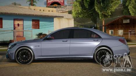 Mercedes-Benz S63 AMG W222 Full Black pour GTA San Andreas