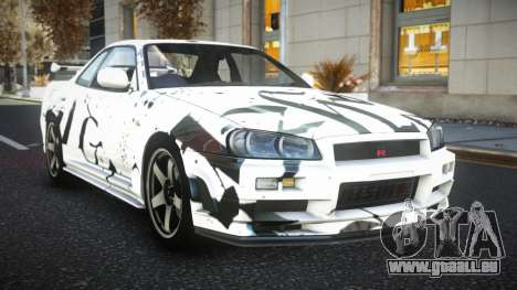 Nissan Skyline R34 JML S7 pour GTA 4
