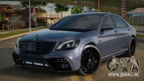 Mercedes-Benz S63 AMG W222 Full Black pour GTA San Andreas