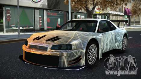Nissan Skyline R34 YHL S14 pour GTA 4
