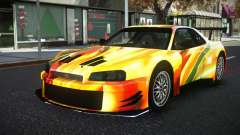 Nissan Skyline R34 YHL S8 pour GTA 4