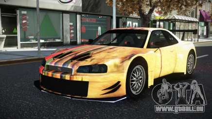 Nissan Skyline R34 YHL S11 pour GTA 4