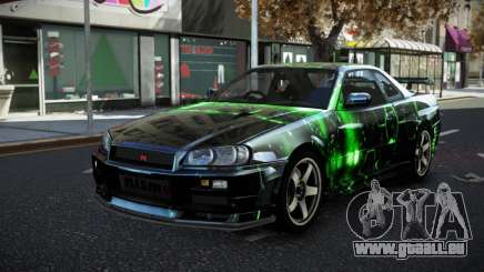 Nissan Skyline R34 JML S10 pour GTA 4