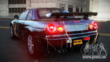 Nissan Skyline R34 Richtiny S8 pour GTA 4