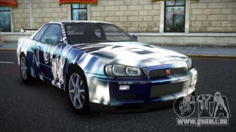 Nissan Skyline R34 Richtiny S12 pour GTA 4