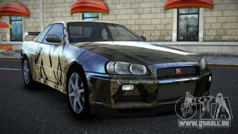 Nissan Skyline R34 Richtiny S2 pour GTA 4