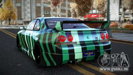 Nissan Skyline R33 Cogelria S14 pour GTA 4