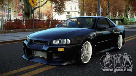 Nissan Skyline R34 Fuvev für GTA 4