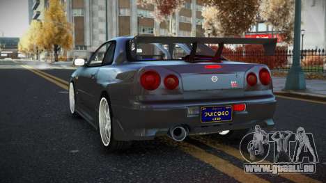 Nissan Skyline R34 Nepufifu pour GTA 4