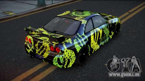 Nissan Skyline R33 Cogelria S8 pour GTA 4