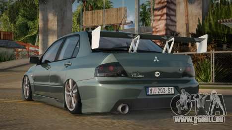 Mitsubishi Lancer Evolution VIII Yahfer pour GTA San Andreas