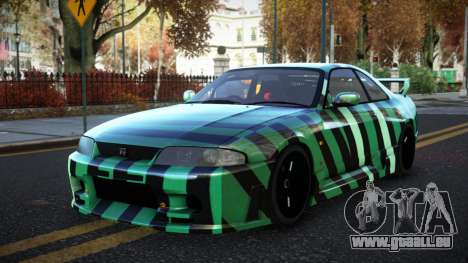 Nissan Skyline R33 Cogelria S14 pour GTA 4