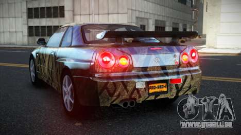 Nissan Skyline R34 Richtiny S2 pour GTA 4