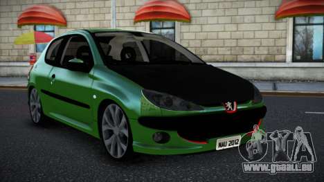 Peugeot 206 Puckuv für GTA 4