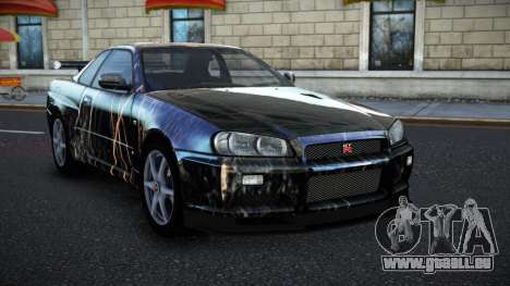 Nissan Skyline R34 Richtiny S8 pour GTA 4