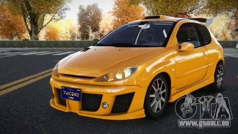 Peugeot 206 Bizjuv pour GTA 4