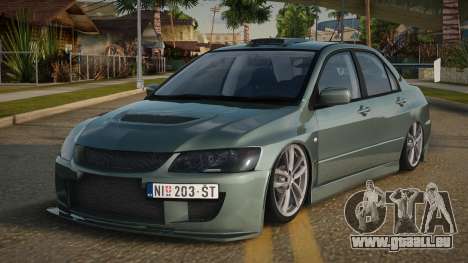 Mitsubishi Lancer Evolution VIII Yahfer pour GTA San Andreas