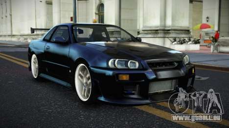 Nissan Skyline R34 Fuvev für GTA 4