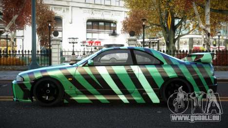 Nissan Skyline R33 Cogelria S14 pour GTA 4