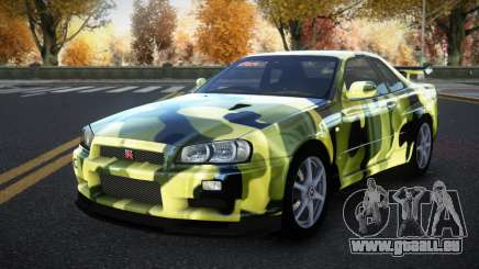 Nissan Skyline R34 Richtiny S11 für GTA 4