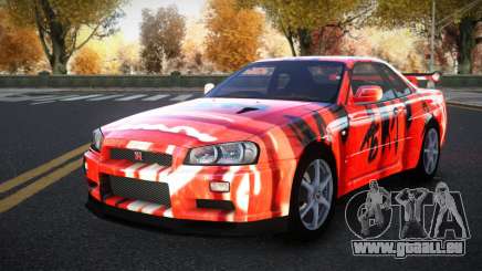 Nissan Skyline R34 Richtiny S14 pour GTA 4