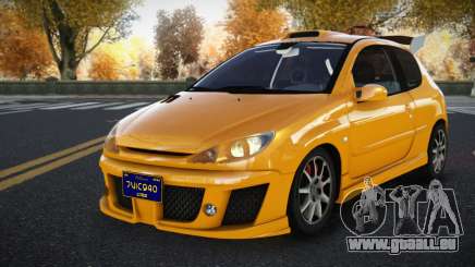 Peugeot 206 Bizjuv pour GTA 4