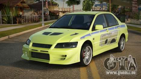 Mitsubishi Lancer Evolution VII Erley pour GTA San Andreas