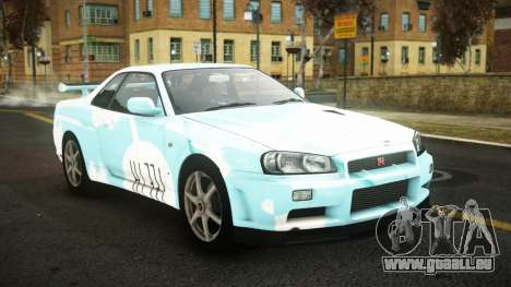 Nissan Skyline R34 Sahunlia S8 pour GTA 4