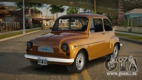 Fiat 600 Mejorado pour GTA San Andreas