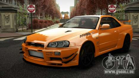 Nissan Skyline R34 Naluxoqof für GTA 4