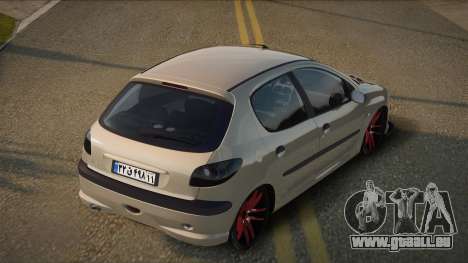 Peugeot 206 Lyjais für GTA San Andreas