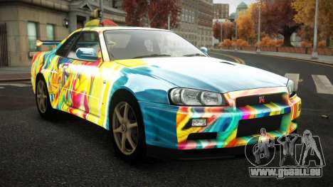 Nissan Skyline R34 Zoelly S6 pour GTA 4