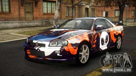 Nissan Skyline R34 Sahunlia S6 für GTA 4