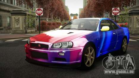 Nissan Skyline R34 Zoelly S4 für GTA 4