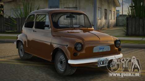 Fiat 600 Mejorado pour GTA San Andreas