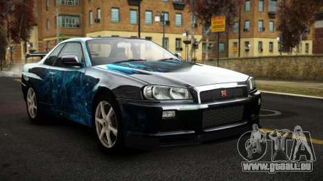 Nissan Skyline R34 Sahunlia S10 für GTA 4