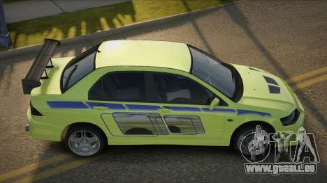 Mitsubishi Lancer Evolution VII Erley pour GTA San Andreas