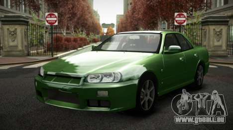 Nissan Skyline R34 Jaduqoz pour GTA 4