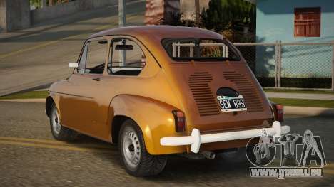 Fiat 600 Mejorado pour GTA San Andreas