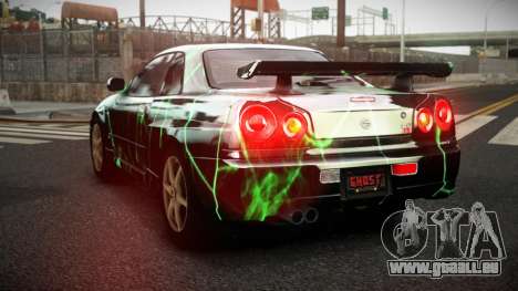 Nissan Skyline R34 Zoelly S8 pour GTA 4