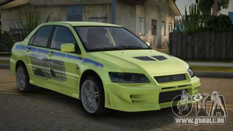 Mitsubishi Lancer Evolution VII Erley pour GTA San Andreas