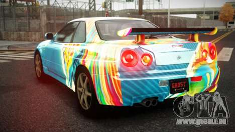 Nissan Skyline R34 Zoelly S6 pour GTA 4
