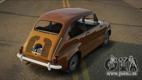 Fiat 600 Mejorado pour GTA San Andreas